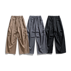 春季新款现货男女同款直筒弯刀休闲裤DSA157B-K2609-P43图片