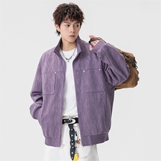 美式大码休闲夹克外套8555-P75控159大码元，男装夹克，星座209