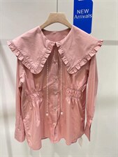 百搭休闲款衬衫，女装衬衫，橙色恋人(6F)