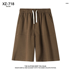 夏季纯色简约休闲直筒裤XD1720特批32，男装休闲裤，星座718