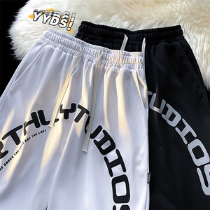 平铺夏季新款五分短裤宽松英文字母休闲裤篮球裤DK22815-P35图片