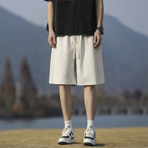 美式高街运动短裤男直筒宽松休闲五分裤 XD1710特批27图片