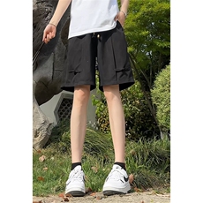 短裤中式风复古休闲裤子潮流宽松五分裤8026-P28，男装休闲裤，电商B380（原B361）