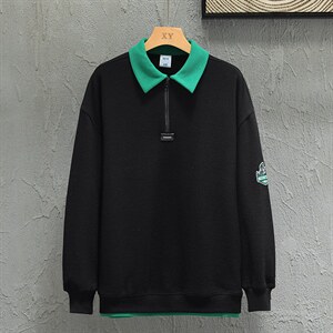 新款POLO衫灰墙挂拍华夫格休闲套头上衣PL3321-P41控68图片