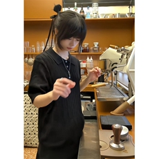 【有货】Z96CC-特P39绞花翻领polo衫男女正肩针织短袖t恤，男装T恤，星座1007（原301D）