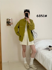 2025年夏季POLO领韩系风日常简约百搭女，女装衬衫，洛丽兰可