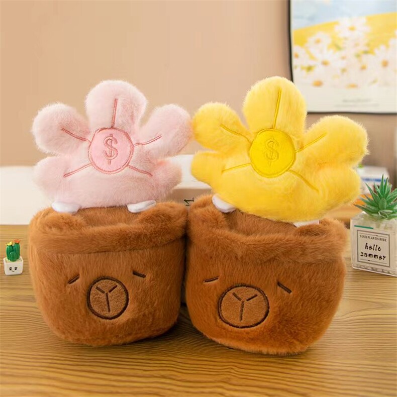 水豚有钱花盆，王毅玩具