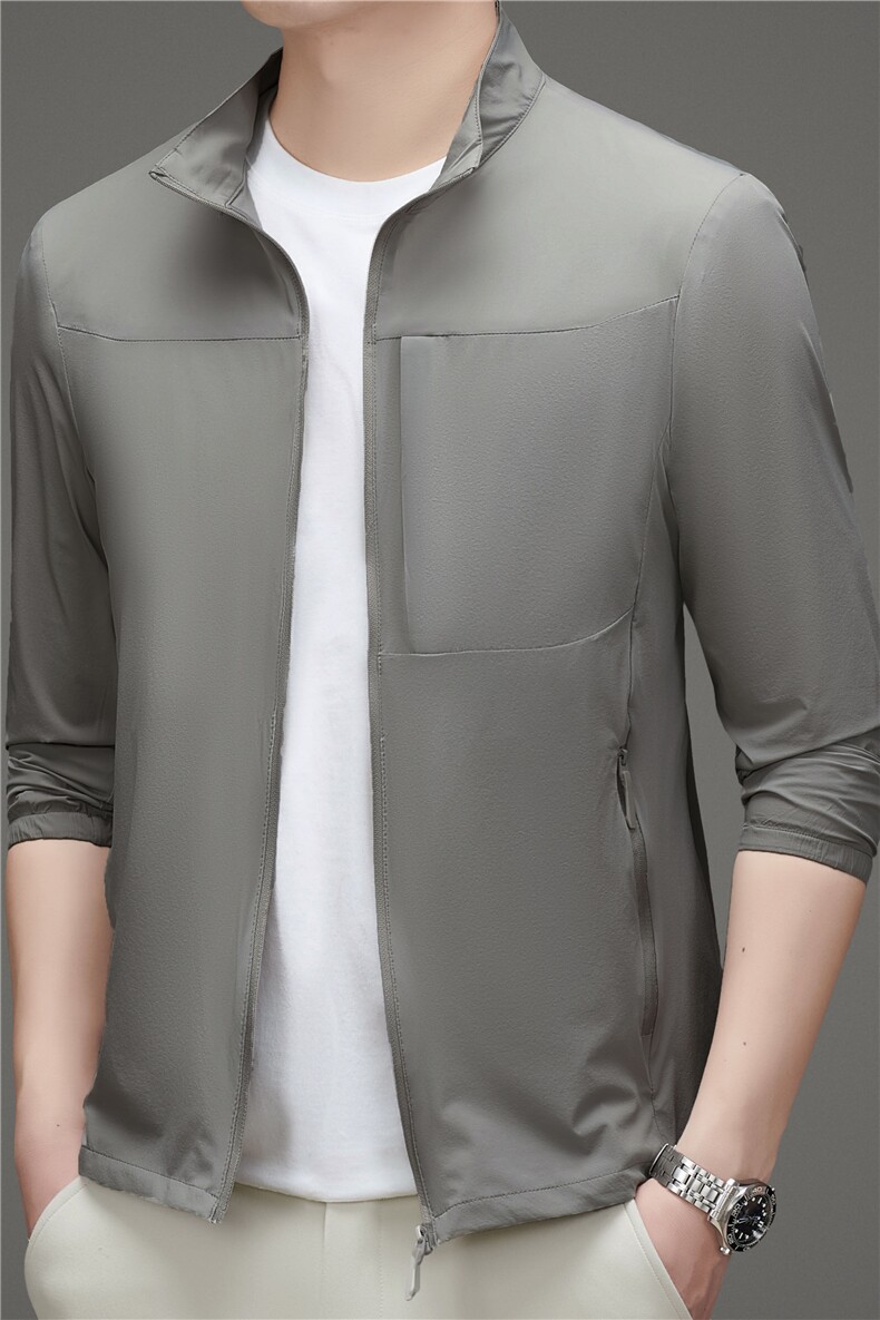 BGW833218春夏男士透气皮肤衣冰丝外穿防晒服薄款户外免烫外套,男装夹克,电商B360