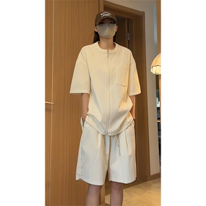薄款短袖短裤套装宽松透气运动两件套男DC2278特P35/DK8703特P25图片