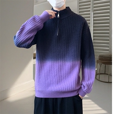 时尚百搭毛衣保暖男春秋美式潮牌宽松休闲针织衫BX722-P70，男装针织衫/毛衣，星座1105-3