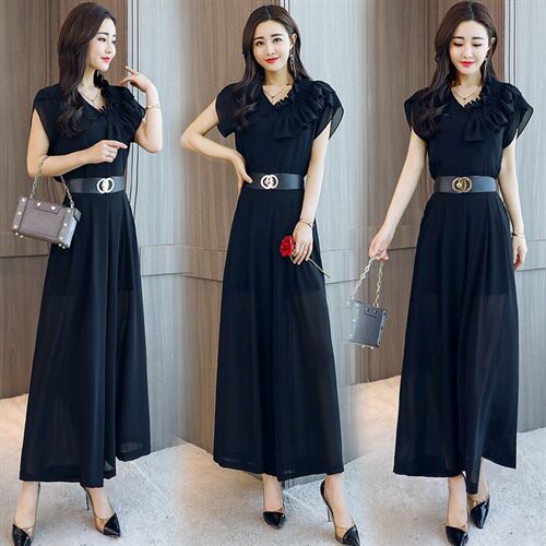 套装/套裙2022年夏季百搭中长款A型中腰韩版时尚休闲舒适简约气质，女装套装/套裙，火爆靓佳人