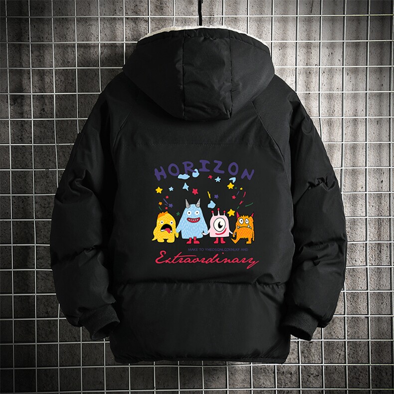 控128加绒面包服男大码羊羔毛棉衣男MY16355-P100,男装棉衣,电商A040A