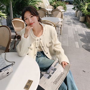 现货新款秋装短款小香风外8051-P155-K218图片