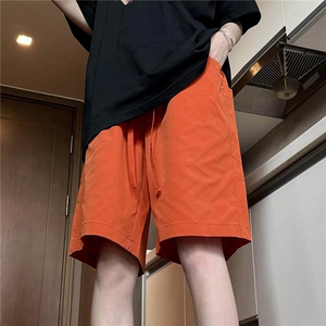 速干短裤男士夏季潮设计感五分裤直筒休闲美式运动中裤男D501/P35图片