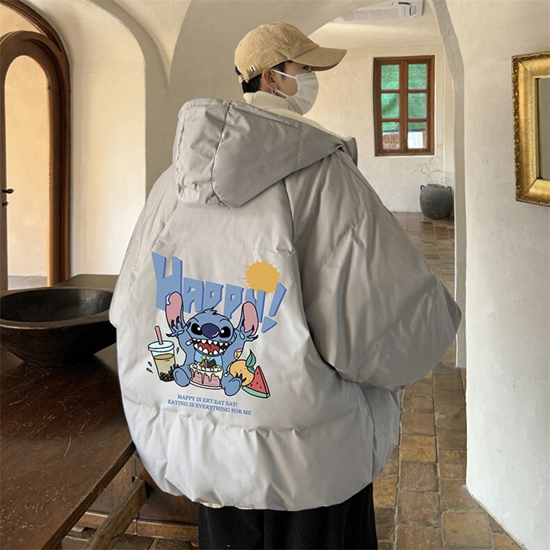 控128加绒面包服男大码羊羔毛棉衣男MY16077-P100,男装棉衣,电商A040