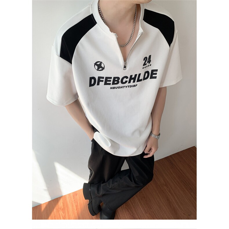 t恤男款夏季短袖cleanfit美式复古百搭上衣服T0225-P40图片