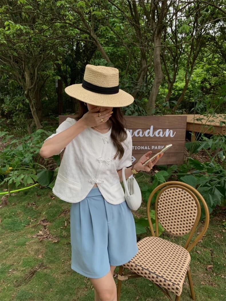 夏季新款风工艺料质小衫，其它，FUMEI赋美