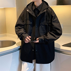 港风连帽工装夹克男上衣外套JK762P80，男装夹克，星座1204-3