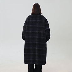 中性风长毛马海毛面料小香风大衣加厚羊毛大衣77932WANGP135控198，女装毛呢外套，星座226-1