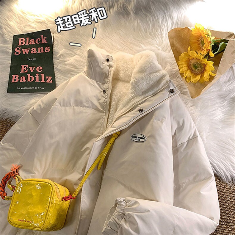 1506-1/M5871/P54冬季立领女男韩版宽松显瘦羊羔毛羽绒棉服,男装棉衣,星座1506-1