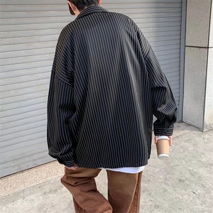 长袖衬衫男港风潮流C68P33图片