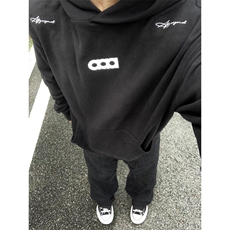原版潮牌刺绣连帽卫衣ZW0135-P45，男装卫衣，星座313A(原308A-2)