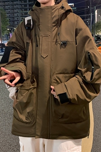 新标80重磅工装羽绒服保暖潮外套冲锋衣 A436-973-P225298图片