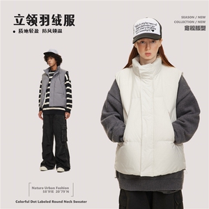 2024冬基础款羽绒马甲--5187模特图 控价228图片