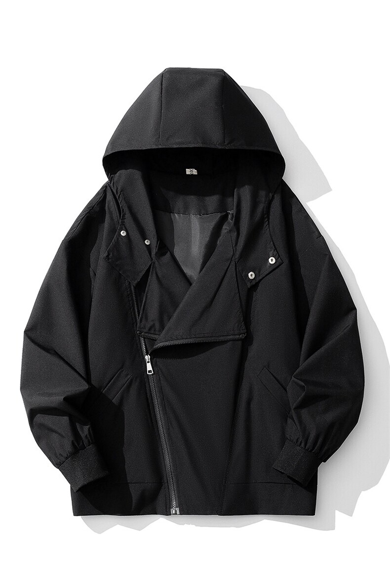 三种穿法白底双拉链大码M-5XL夹克男100%聚酯纤维JK77977P85控138,男装夹克,星座227-7
