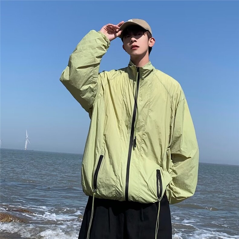 防晒衣女夏季2026新款透气轻薄男女款防晒冲锋衣外套W4863-P40，男装防晒衣，星座412