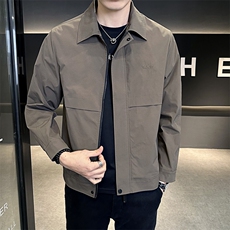 秋季现货主推不断货商务休闲简约百搭夹克外套上衣2499P85，男装夹克，电商B226