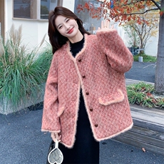 【新款】大货已出加厚小香风毛呢外套2C131-706-P225K328，女装短外套，2C131