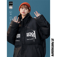 中性风23冬季时尚美式情侣加厚情侣羽绒服外套YR224P195控258，男装羽绒服，电商A247
