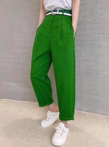 三色老爹裤，女装，哈尼仙贝