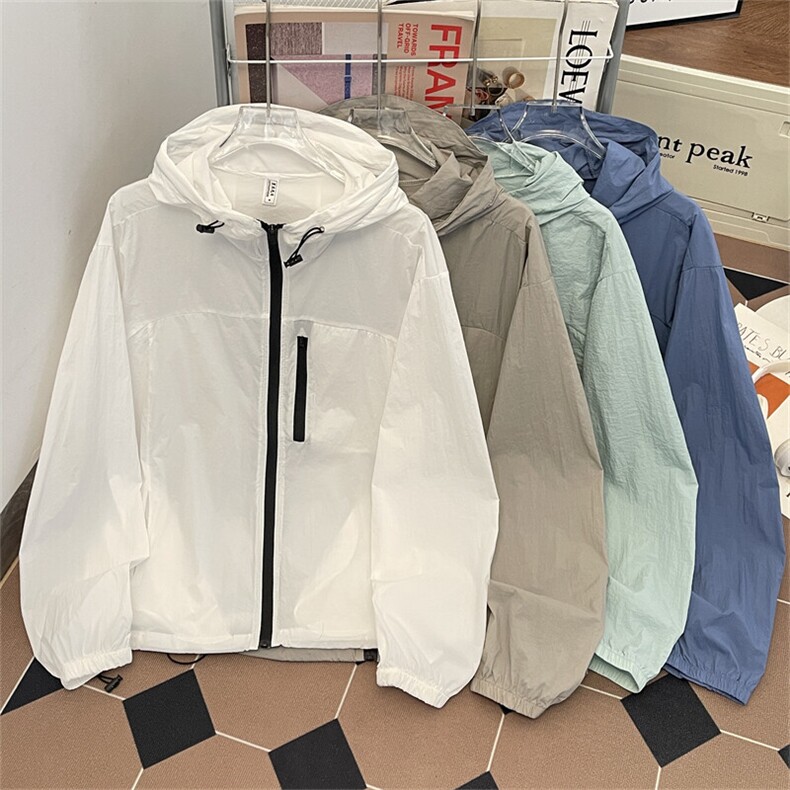 防晒衣超薄透气夏季宽松帅气情侣夹克衫休闲空调服TY155 P42图片
