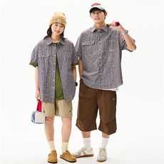 2025夏季新款原创潮牌日系男装衬衫CS320，男装衬衫，电商A101（原外27）