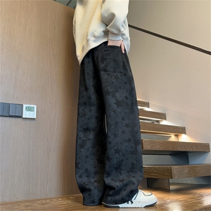 65华棉五角星印花休闲长裤M-3XL  特P45图片