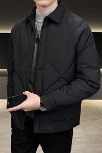 冬季男士标50衬衫领羽绒服    有证书图片