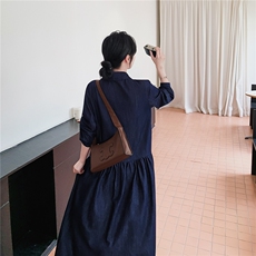 现货原创25秋宽松休闲牛仔连衣裙2C293-Q875-P165-K258，女装连衣裙，2C293