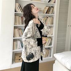 【现货】数据好！新中式水墨画外套B208-9015-P160K238，女装大码女装，浙宝208