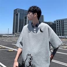 量大优供视频华夫格短袖T恤半袖男HDX545-特P18，男装T恤，电商B371