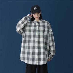 长袖衬衫春款男港风潮流C8011P32图片