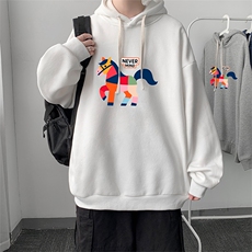 连帽卫衣男大码胖子帽衫大号运动服WY2458-P35，男装卫衣，电商A040