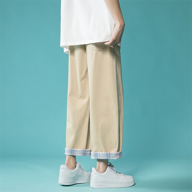 休闲裤港风九分裤1303A-ZY001-P45控68棉，男装休闲裤，星座715-1