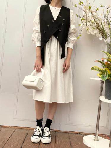 【现货】秋季新款连衣裙马甲两件套，女装连衣裙，我的女孩