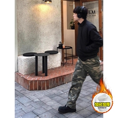 现货秋冬季美拉德立领飞行立领夹克boxy廓形棉衣高街加厚加棉外套，男装夹克，电商A486