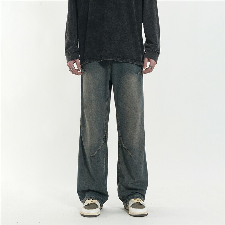 抖音得物品质百搭牛仔裤212-2-DY181-特P60，男装牛仔裤，星座808A-1
