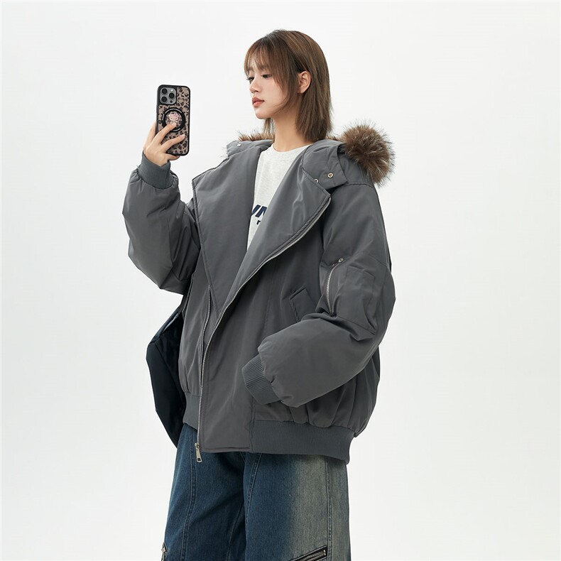 有90绒报告可拆卸毛领羽绒服派克服标90绒78197P268控428，男装羽绒服，星座226-1