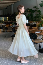 【新款有现货】纯色连衣裙82362-P115-K165，女装连衣裙，一九零