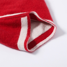 2025年秋季新款拼色针织羊绒脖套时尚休闲通勤百搭，围巾，喜润羊绒